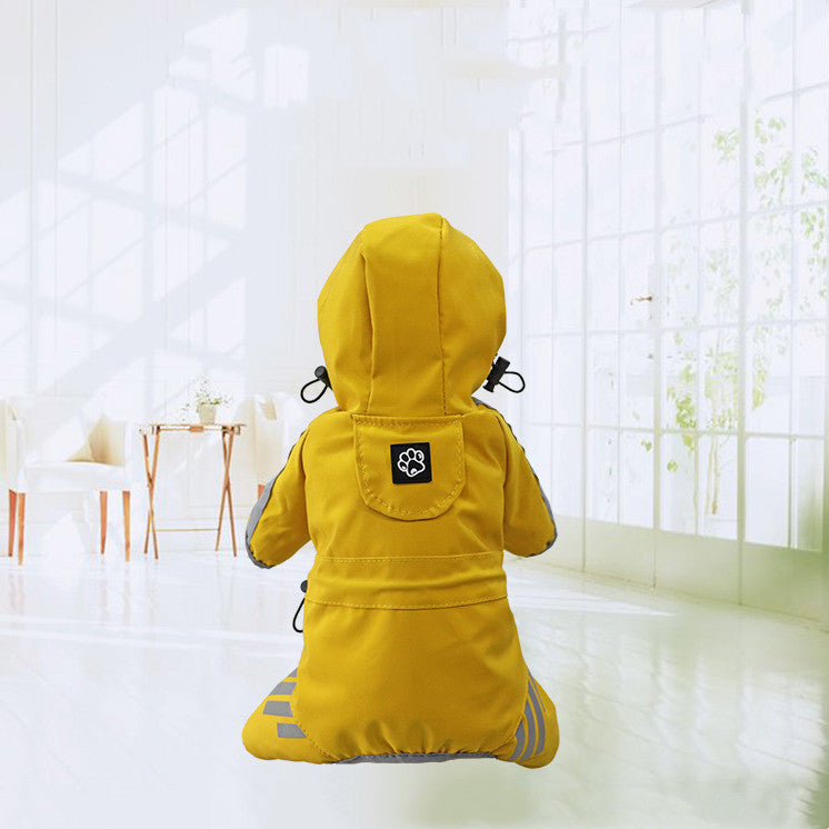Manteau imperméable pour chien, paquet complet, Cape de pluie imperméable de quatre pieds, produits pour animaux de compagnie