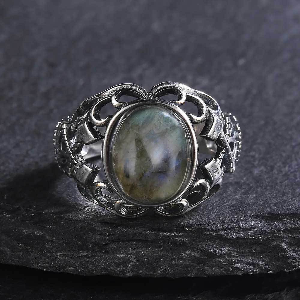 Turquoise Personalized Index Finger Ring