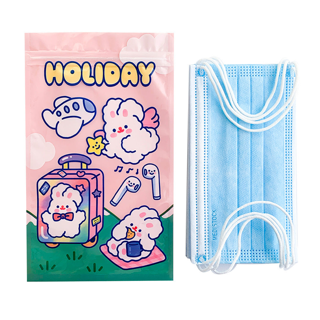 Emballage lapin mignon, emballage de collations, poche de scellage, sac cadeau de bijoux