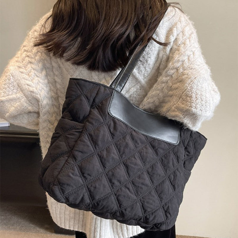 Losange couture sac à bandoulière automne et hiver luxe femmes sac haute capacité décontracté déplacements sacs à main personnalisés