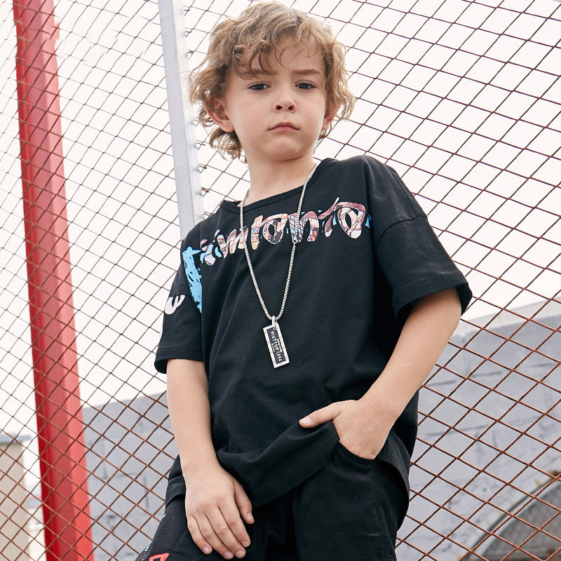 Camiseta infantil estampada
