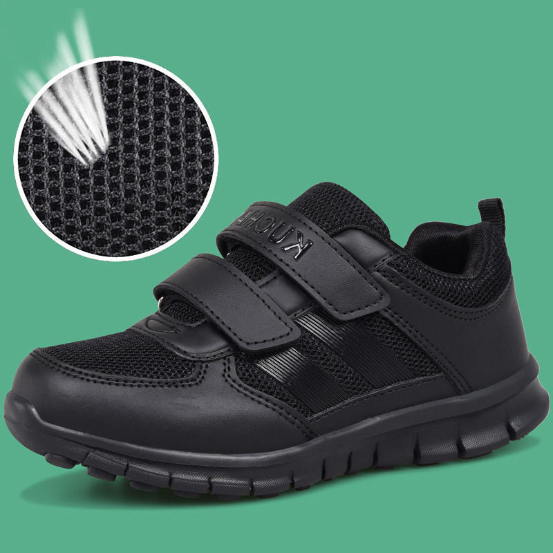 Chaussures pour garçons, chaussures de sport noires, imperméables, antidérapantes, déodorantes, chaussures noires pour enfants