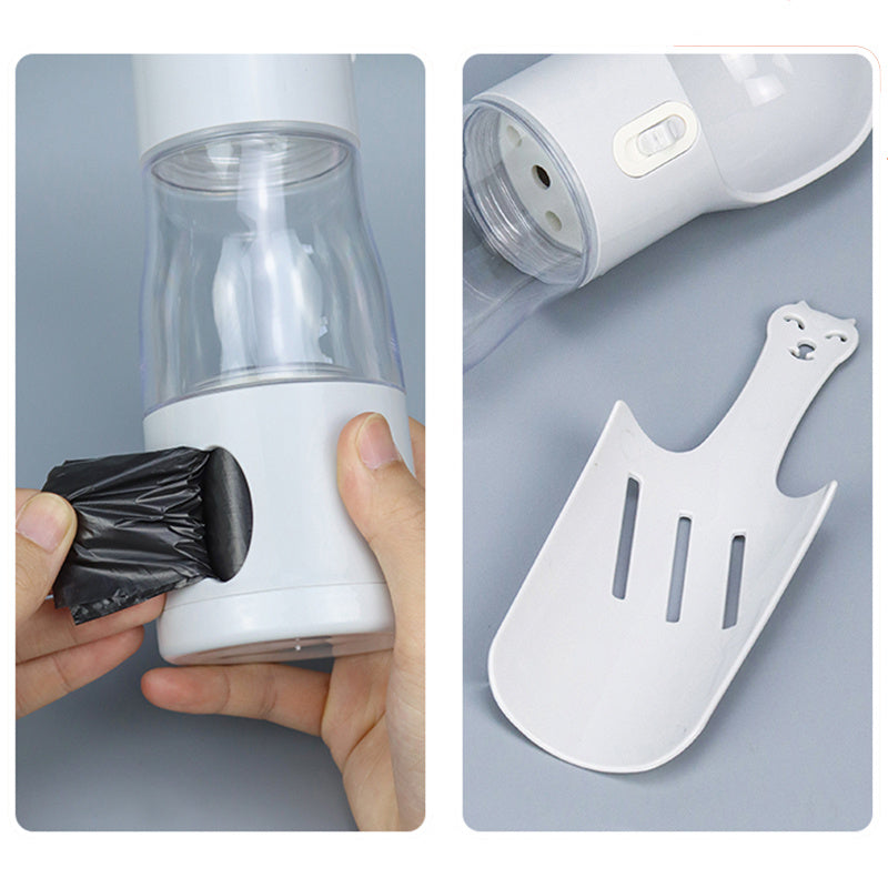 Tasse de sortie pour chien, avec sac poubelle, tasse d'eau, fournitures pour animaux de compagnie