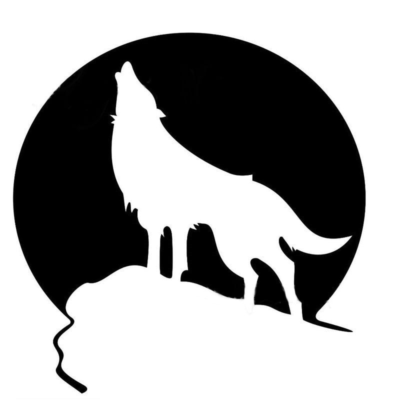 Pegatinas ocultas para arañazos de coche, pegatina de tótem de lobo, película de lobo para todo el coche, calcomanía para carrocería de coche, cubierta universal de máquina, pegatinas decorativas para todo el coche
