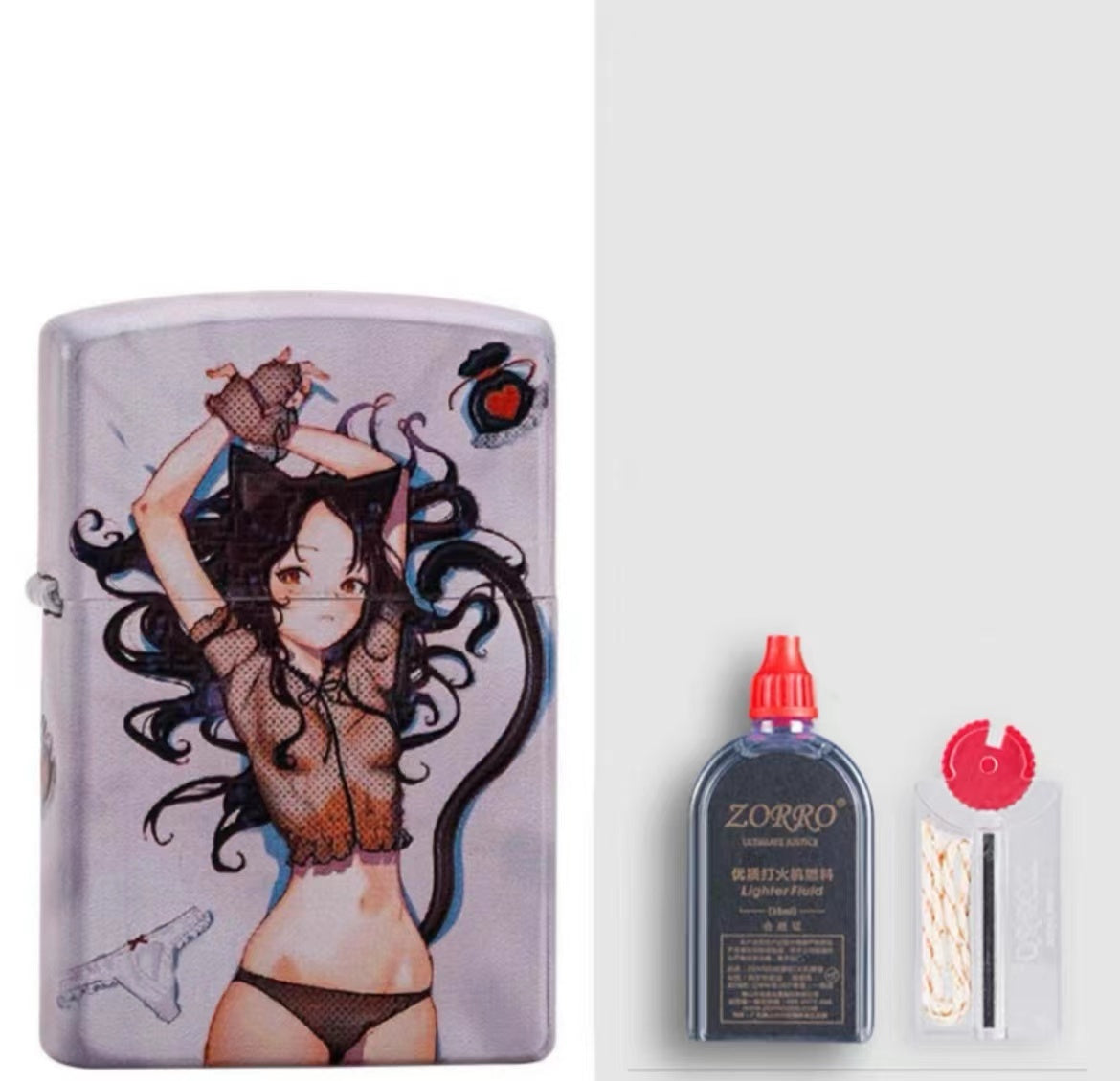 Encendedor de queroseno Muela abrasiva a prueba de viento Elemento secundario Alto nivel de apariencia