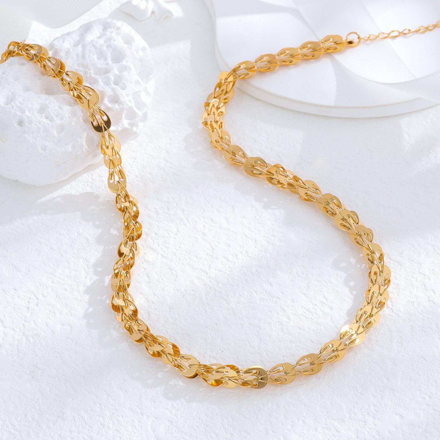 Stainless Steel Pigment Chain Ins Style