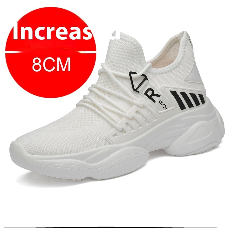 Chaussures de sport décontractées à talon de mode pour hommes d'ascenseur