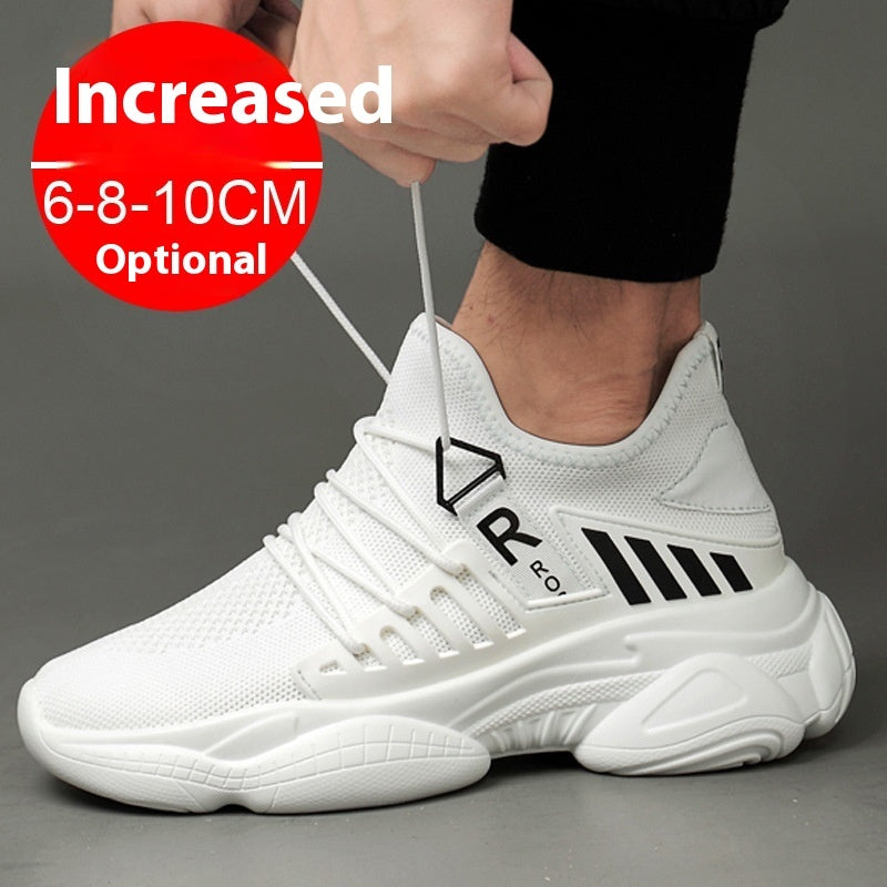 Chaussures de sport décontractées à talon de mode pour hommes d'ascenseur