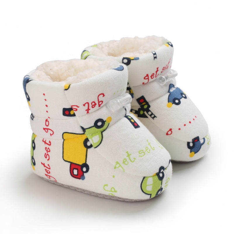 Winter Cartoon Casual Anti-drop Baby Shoes