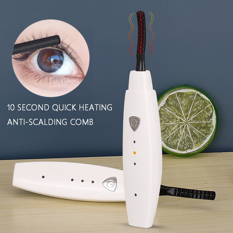 Recourbe-cils électrique chauffant, Rechargeable par USB, recourbe-cils naturel à chauffage rapide, outils de maquillage longue durée