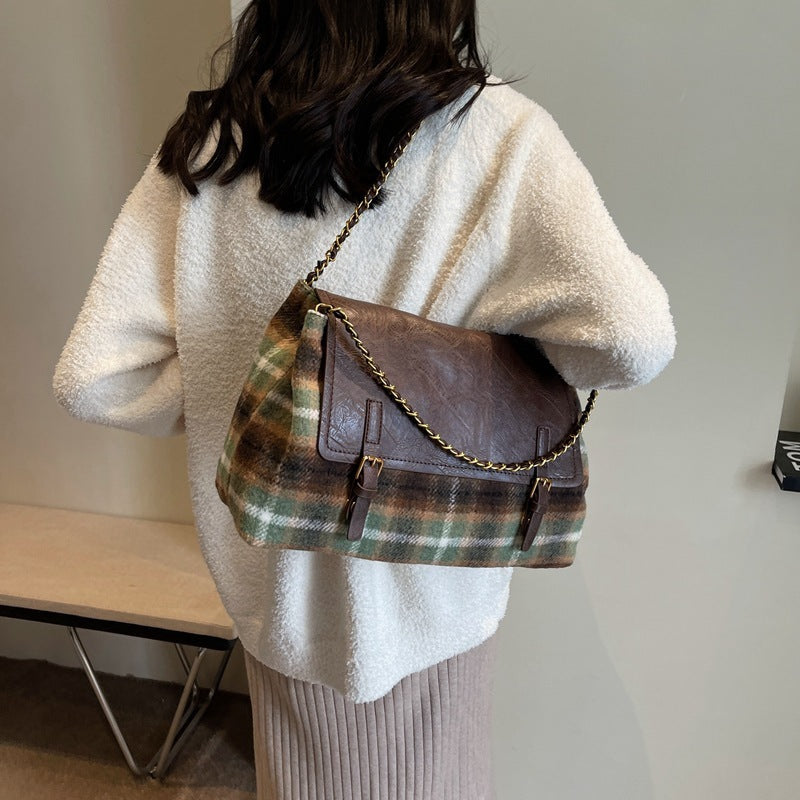 Sac fourre-tout assorti à motif Fashion Check Pattren