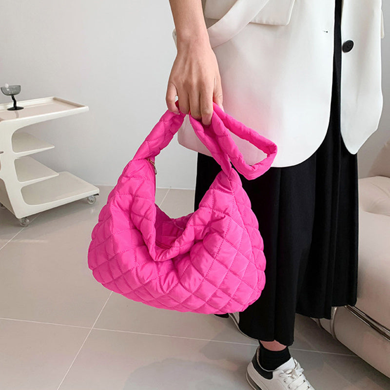 Sacs personnalisés d'hiver pour femmes, sac à bandoulière avec couture en losange, sacs à main de Shopping décontractés pour les déplacements