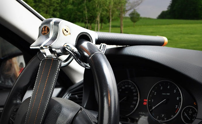 Verrouillage de voiture, verrouillage du volant, antivol, alarme, verrouillage de l'airbag