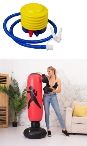 Sac de boxe gonflable, sac de sable sur pied