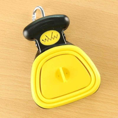 Scooper de merde pliable de voyage pour animaux de compagnie de chien avec 1 rouleau de sacs décomposables cuillère de merde propre ramasser les excréments nettoyant Epacket expédition