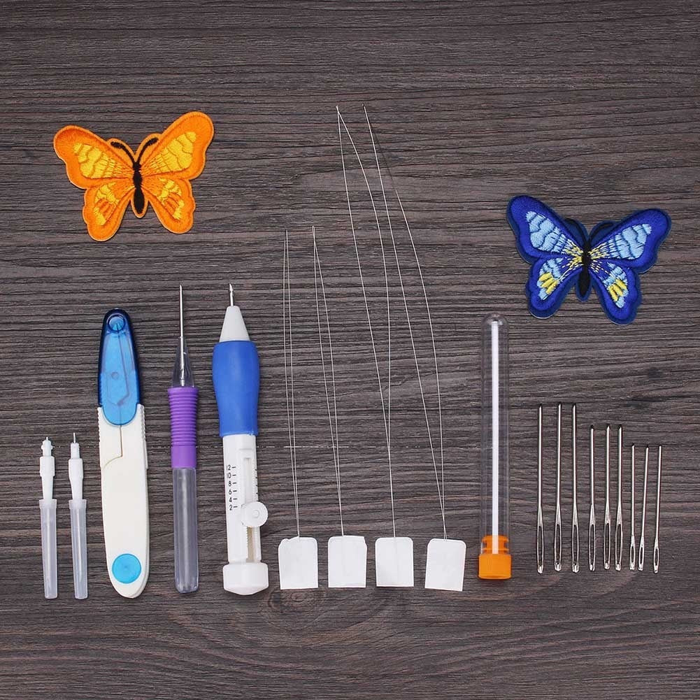 Kit de broderie DIY + 50 fils