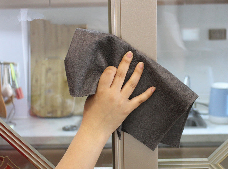 Chiffon de nettoyage magique épaissi Surface en microfibre polissage instantané chiffon de nettoyage ménager pour vitres miroirs Gadgets de cuisine de voiture