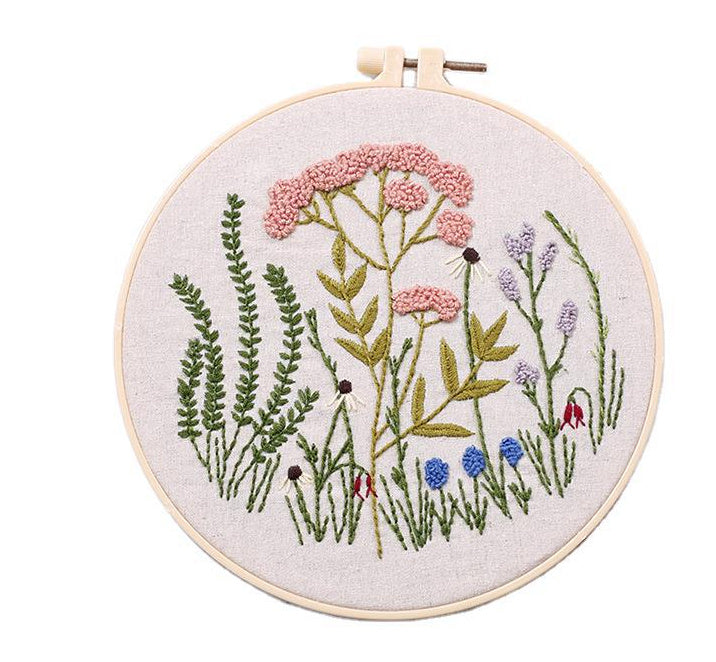 Ensemble de matériel de broderie fait à la main, ensemble de matériel de bricolage, auto-broderie, Style européen