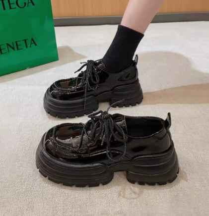 Chaussures à lacets en cuir souple Dad D'Lites College