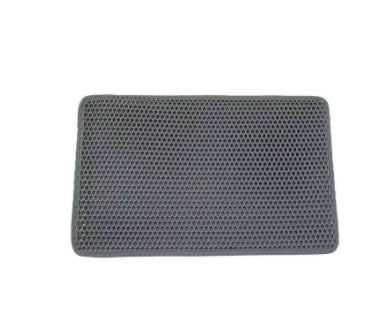 Tapis de litière pour chat de couleur unie double couche EVA
