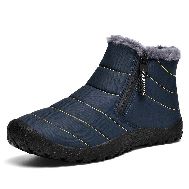Zapatos de hombre Botas de nieve del noreste antideslizantes y gruesas con forro polar