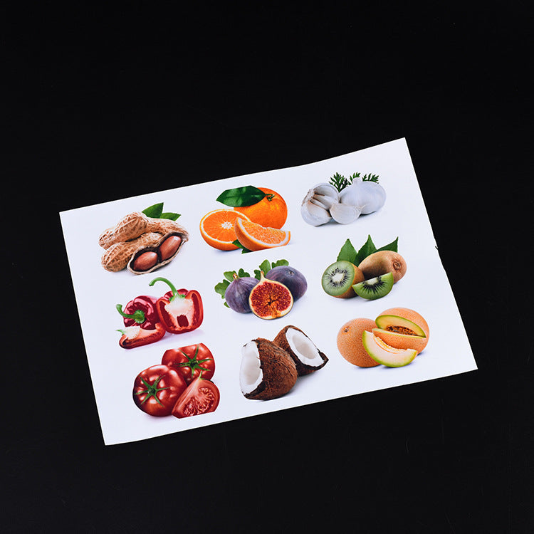 Etiqueta de impresión autoadhesiva de PVC negro mate, pegatina mate A4