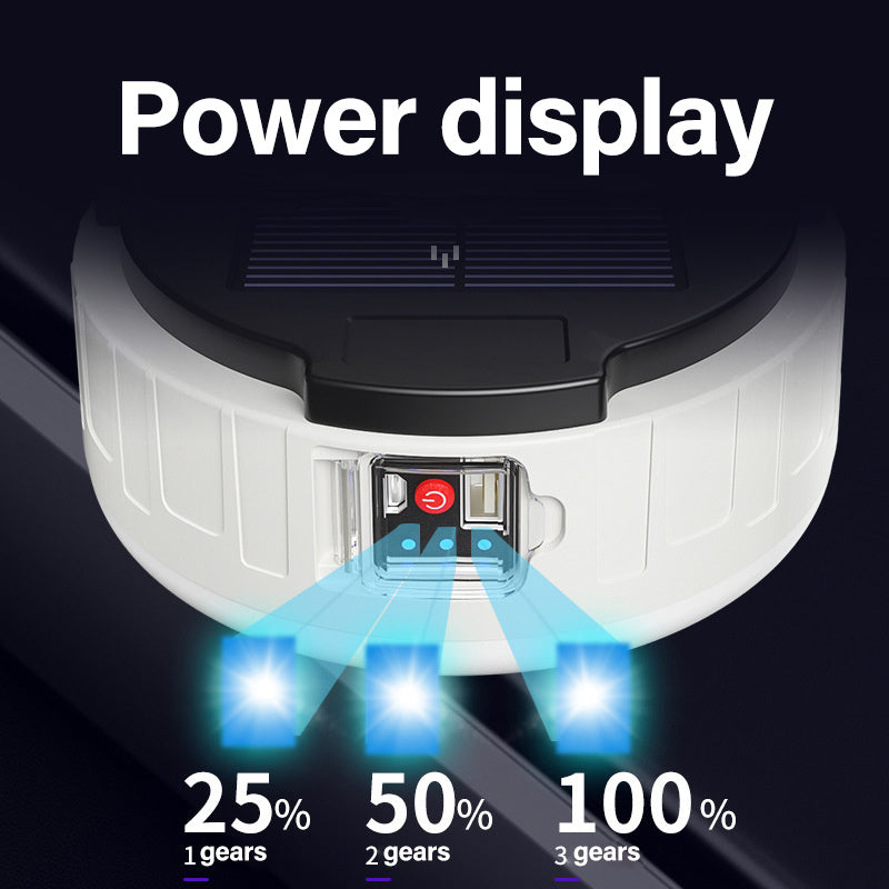Lampe de support mobile d'urgence à LED solaire