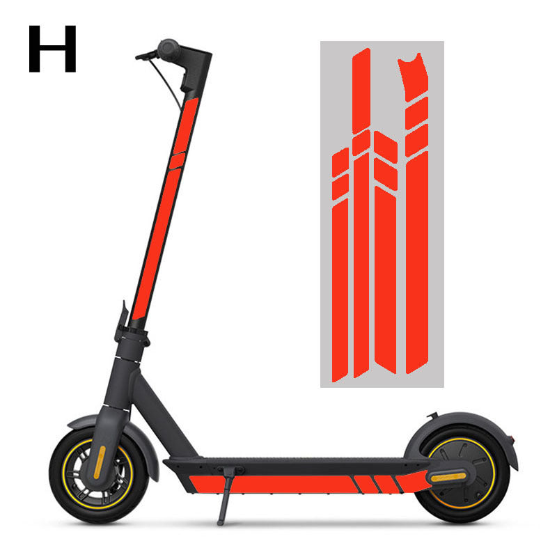 Adhesivo Reflectante Max G30 Para Scooter Nº 9