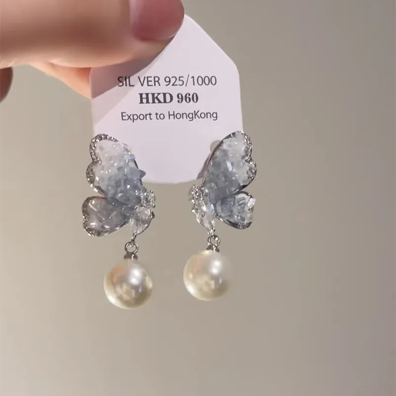 High Sense Light Luxury Temperament New Summer Exquisite Special Interest Earrings Women