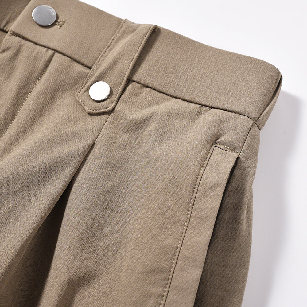 Men Fashion Brands Simple All-match Breathable Comfortable Straight Pants