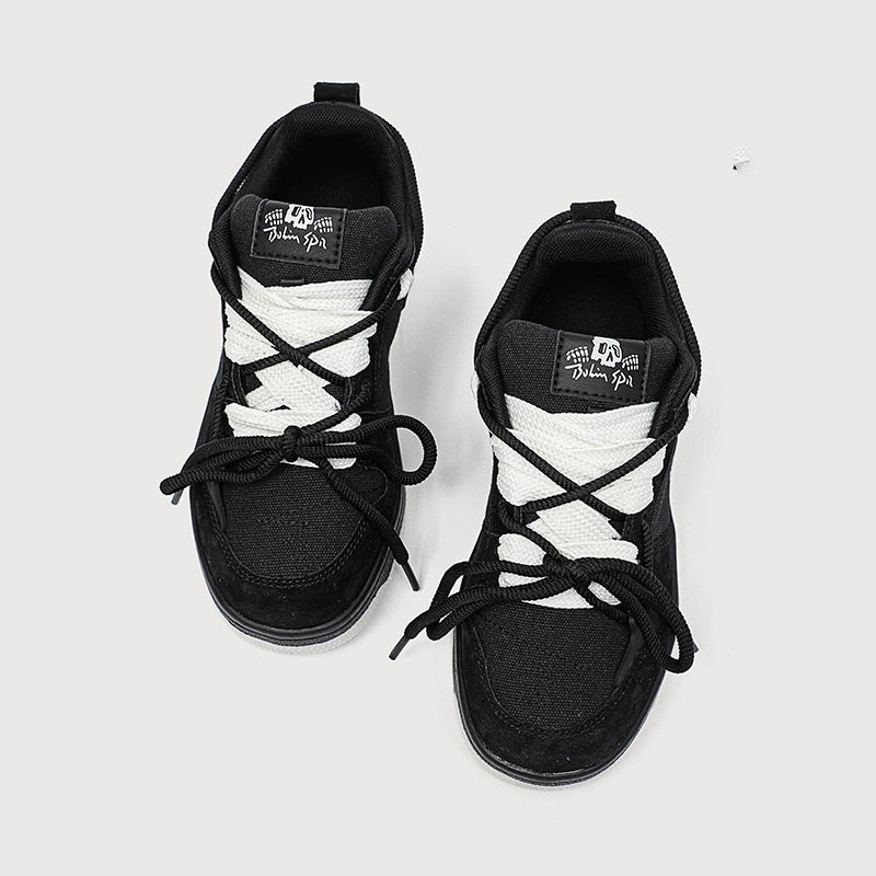 Baskets rétro de l'industrie lourde, baskets décontractées pour femmes