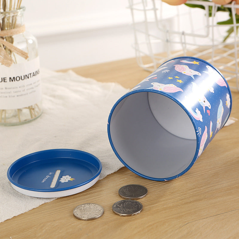British style creative metal piggy bank