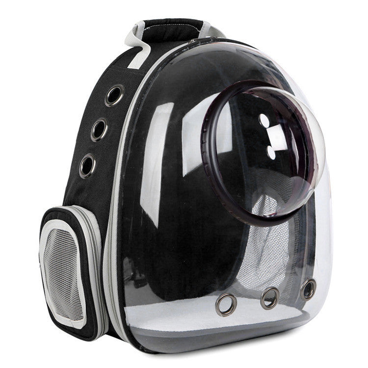 Sac pour chat, sac spatial entièrement transparent pour animaux de compagnie
