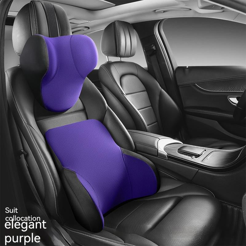 Almohada de soporte Lumbar hidrofóbica tridimensional de espuma viscoelástica, ligera, a prueba de aceite, de lujo, cómoda y transpirable, reposacabezas automotriz para coche