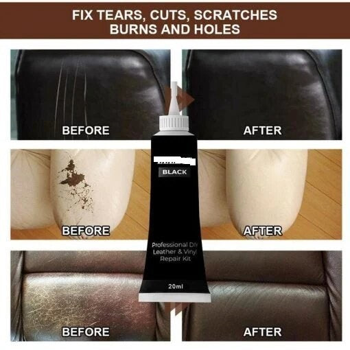 Pâte de réparation pour cuir