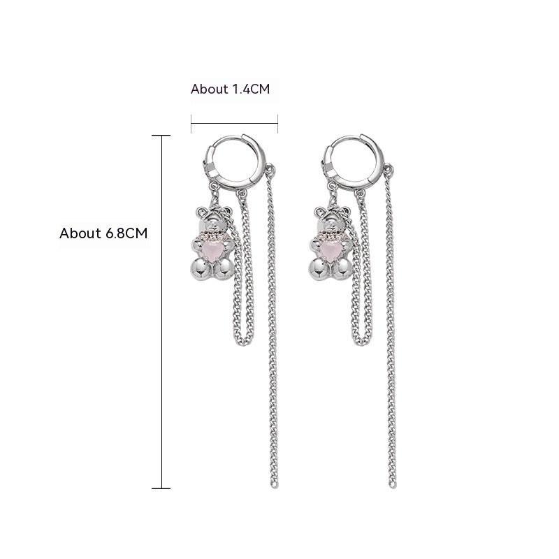 Glacier Love Bear Necklace Special-interest Design Ornament