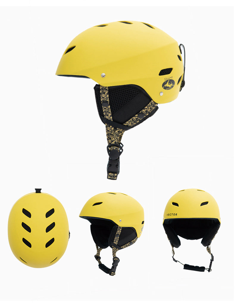 Casco protector de esquí para niños.