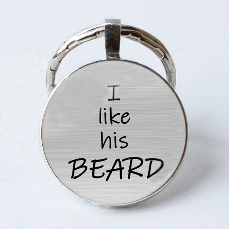 Interesante llavero de letras de pareja