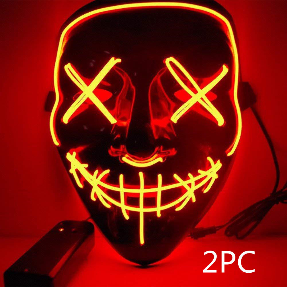 Máscara luminosa Line Up Festive Led Glitter Grimace