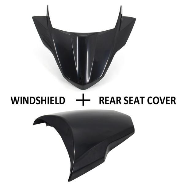 Piezas modificadas para motocicleta, cubierta del alerón del faro delantero