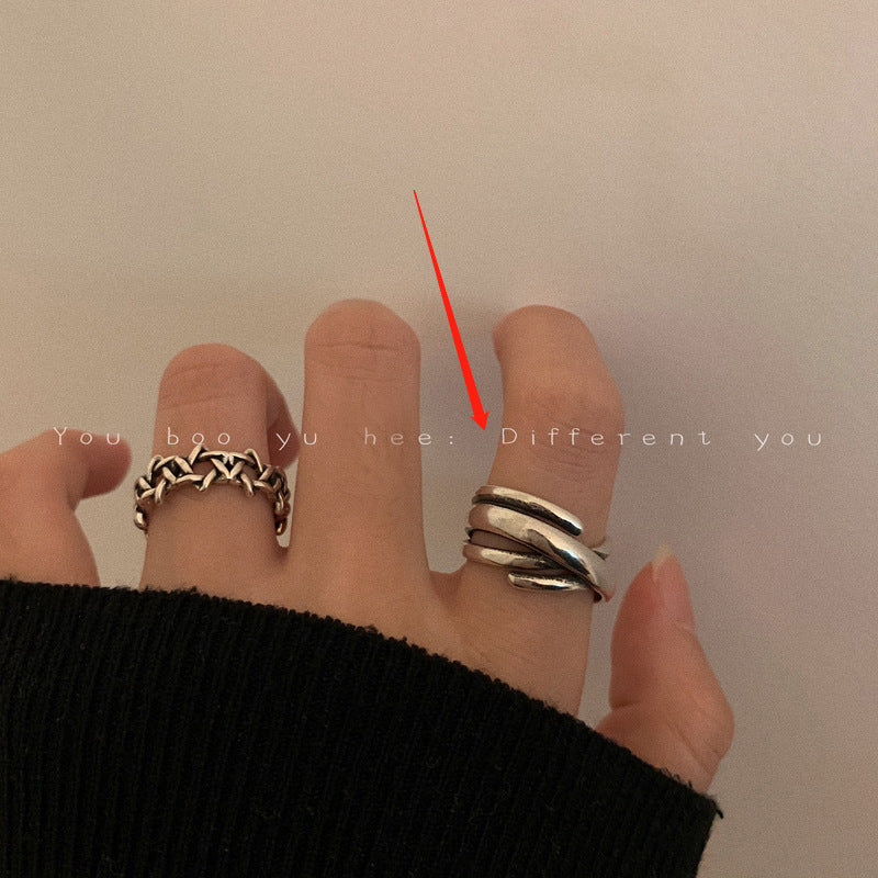 Women's Adjustable Ins Niche Design Ring