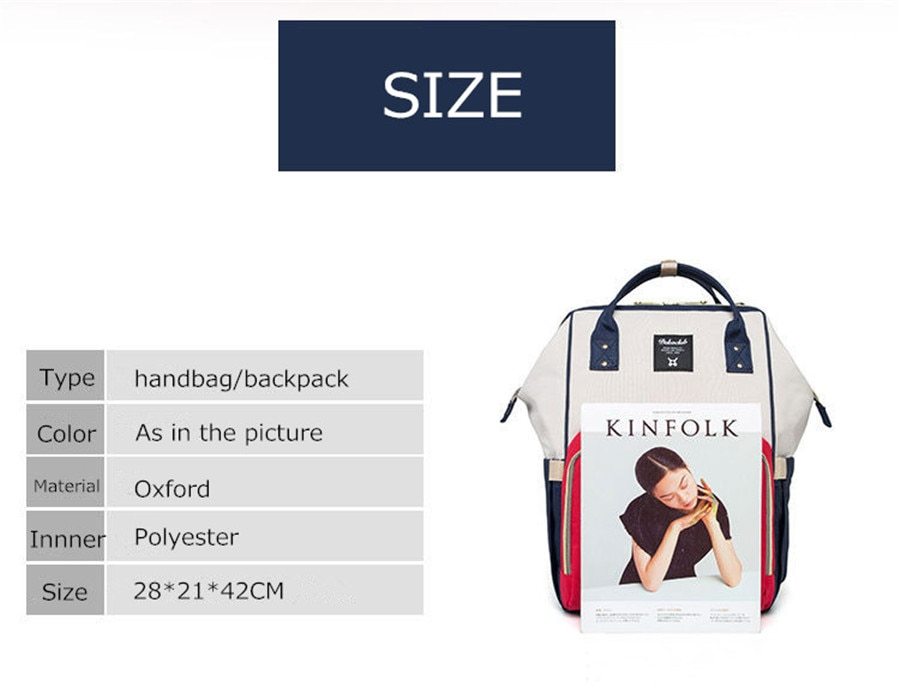 Bolso para mamá multifunción de gran capacidad, paquete maternal e infantil, bolso para mujeres embarazadas, mochila para madre 