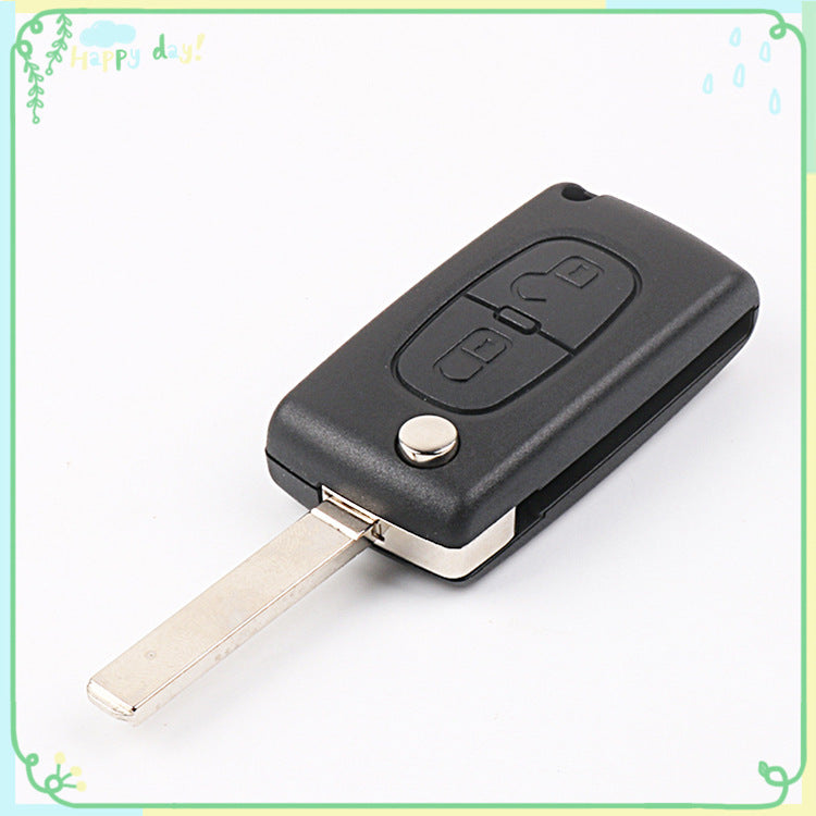 Old Peugeot Citroen 0523 Folding Remote Control Key