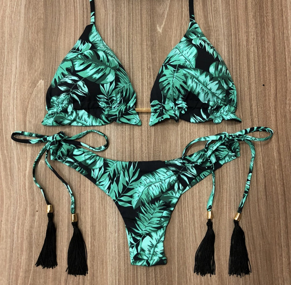 Bikini imprimé fleuri