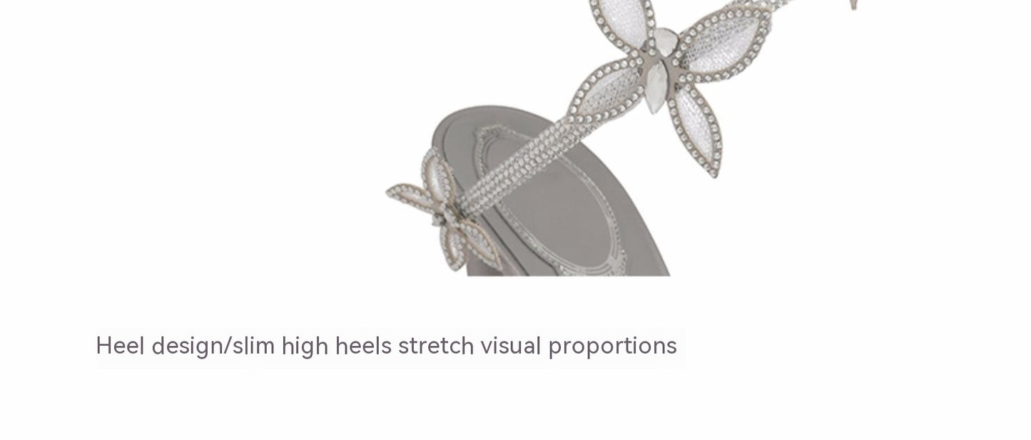 Nuevas sandalias romanas de tacón de aguja con cordones en forma de serpiente, zapatos de mujer de moda con tacón alto y lazo de diamantes de imitación