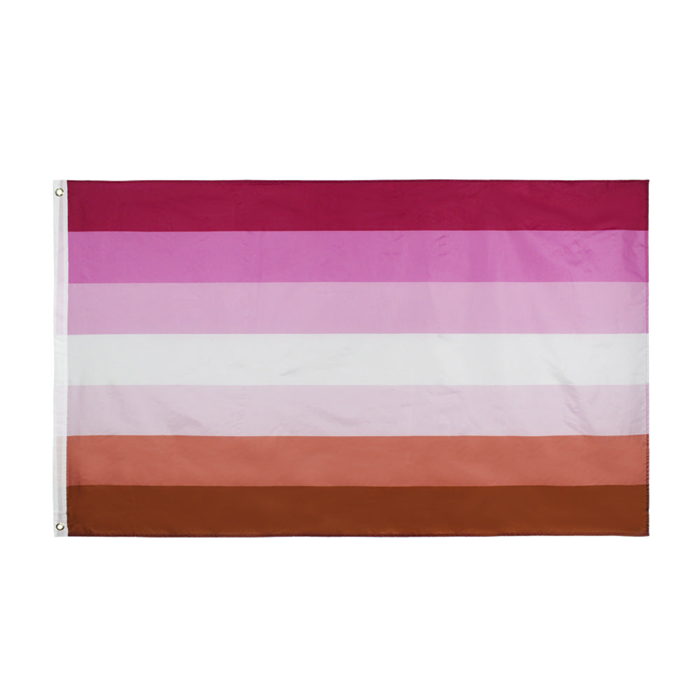 Bandera lesbiana lesbiana 
