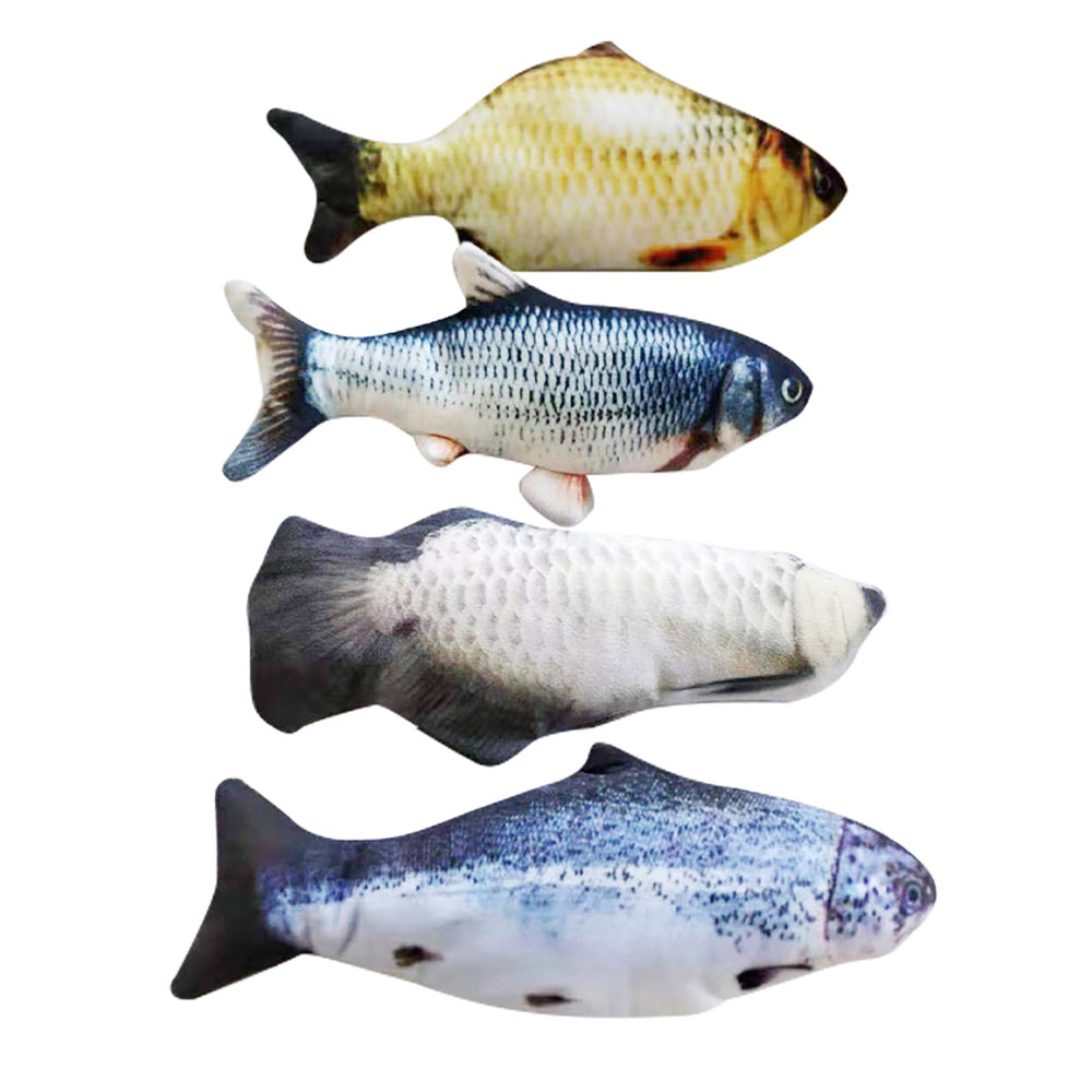 Version sans pince à chat - Jouet de poisson électrique de simulation de poisson sauteur électrique