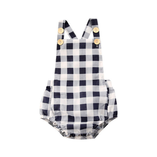 Barboteuse d'été pour bébés garçons et filles, sans manches
