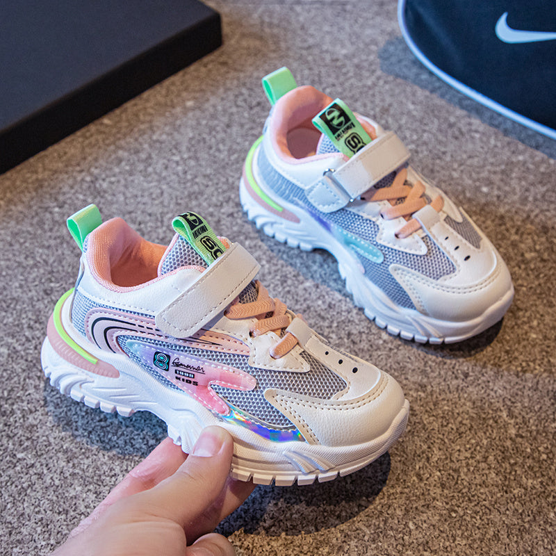 Chaussures de course respirantes en maille à la mode pour garçons