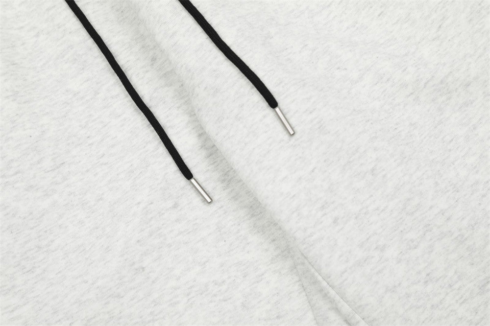 Men's Side Stripe Stitching Loose Straight Trousers With An Elasticated Waist